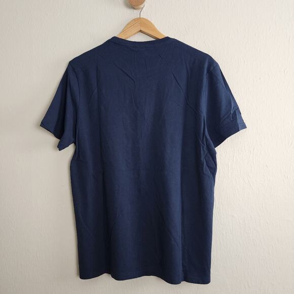 NEW Everlane Uniform Men The Organic Cotton Crew Navy Blue Short Sleeve T-Shirt - Picture 8 of 8